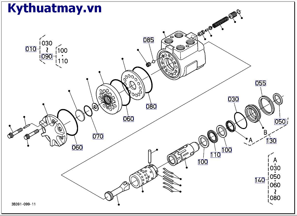 điều khiển hệ thống lái linh kiện (mới) 10001 đến 49999